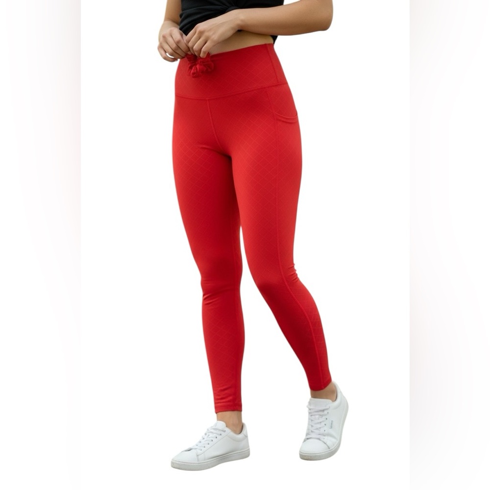 SheFit Leggings BOSS Pants NEW Red Size Large NWT